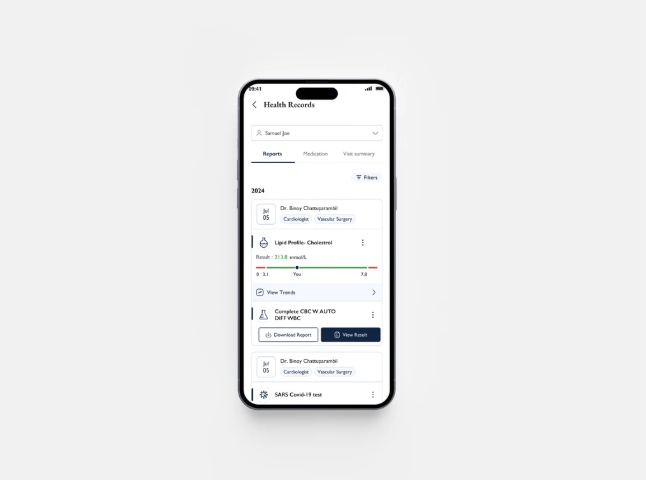 Home screen — English & Arabic